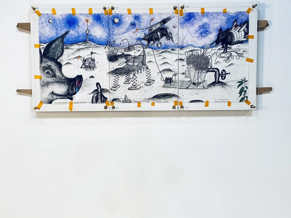 Fragment Triptych Narrative — No. 01